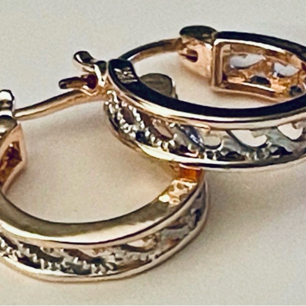 18k Gold Hoop Earrings